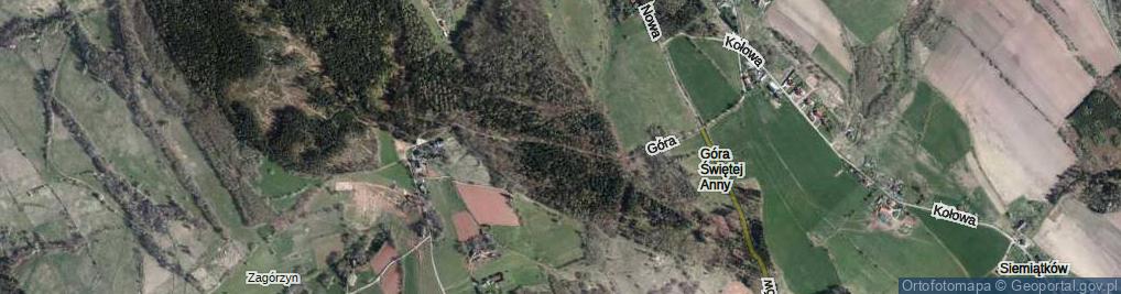 Zdjęcie satelitarne Góra Anny ul.